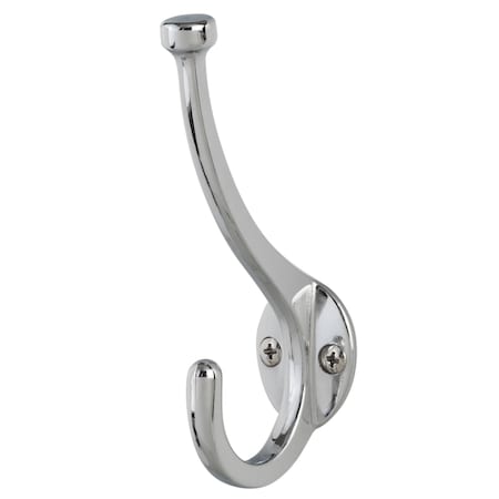 Sure-Loc Hardware Sure-Loc Hardware Small Pilltop Coat Hook, Polished Chrome RH6 26